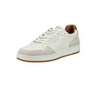 Sneaker REPLAY "Replay Sneaker Leder", Herren, Gr. 44, braun (weiß, braun), Leder, Schuhe Sneaker (31728945-44)
