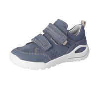 Sneaker RICOSTA "June", Damen, Gr. 28, blau, Nubukleder, Veloursleder, Schuhe Sneaker, Halbschuh mit Klett, Größenschablone zum Download, WMS: weit (32069117-28) blau