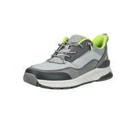 Sneaker RICOSTA "Ricosta Halbschuhe Lederimitat/Textil", Mädchen, Gr. 34, gelb (grau, gelb), Lederimitat, Textil, Schuhe Sneaker (92677944-34) grau, gelb