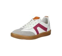 RICOSTA Mädchen Schnürhalbschuhe London, Kinder Halbschuhe, lose Einlage, straßenschuhe, Strassenschuhe, Sportschuhe, Weiss/Stein/pink (810), 36 EU