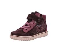 Sneaker RICOSTA "Ricosta Sneaker Veloursleder", Mädchen, Gr. 28, lila (merlot), Veloursleder, Schuhe Sneaker (61134505-28) merlot