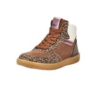 Sneaker RICOSTA "Ricosta Sneaker Veloursleder/Textil", Mädchen, Gr. 30, kastanie, Textil, Veloursleder, Schuhe Sneaker (61669115-30) kastanie