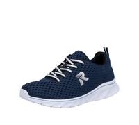 Sneaker RIEKER, Damen, Gr. 37, blau (dunkelblau), Mesh, unifarben, Schuhe Sneaker, Klassik Sneaker, Freizeitschuh, Sportschuh, Halbschuh, Leichtgewicht (76672514-37) dunkelblau