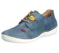 Sneaker RIEKER, Damen, Gr. 39, blau (royalblau), Nubuklederimitat, Schuhe Sneaker, im Sportslook, Freizeitschuh, Halbschuh, Schnürschuh (24627938-39) royalblau
