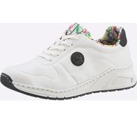 Sneaker RIEKER, Damen, Gr. 39, weiß, Lederimitat, Schuhe Sneaker (47085346-39) weiß