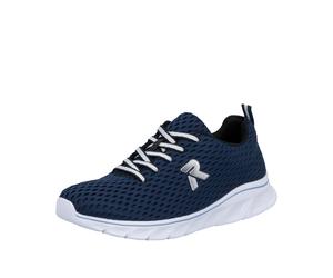 Sneaker RIEKER, Damen, Gr. 40, blau (dunkelblau), Mesh, unifarben, Schuhe Sneaker, Klassik Sneaker, Freizeitschuh, Sportschuh, Halbschuh, Leichtgewicht (76672514-40) dunkelblau