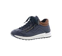 Sneaker RIEKER, Damen, Gr. 42, blau (marine), Lederimitat, Schuhe Sneaker (79583940-42) marine