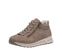 Sneaker RIEKER, Damen, Gr. 43, wärmend, beige, Lederimitat, Schuhe Sneaker, Freizeitschuh, Halbschuh, Schnürschuh, mit weichem Schaftrand (84195653-43) beige