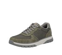 Sneaker RIEKER, Herren, Gr. 43, khaki, Lederimitat, Schuhe Sneaker, Schnürschuh, Halbschuh, Freizeitsneaker mit Profilsohle (56071911-43) khaki