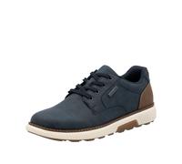 Rieker Herren Sneaker B3317, Männer Schnürschuhe, lose Einlage, wasserabweisend, riekerTEX,straßenschuhe,Strassenschuhe,blau (14),44 EU / 9.5 UK
