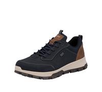 Sneaker RIEKER, Herren, Gr. 44, blau, Lederimitat, Schuhe Sneaker, Outdoorschuh, Halbschuh, Schnürschuh mit TEX-Membran (66901240-44) blau