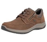 Sneaker RIEKER, Herren, Gr. 46, braun, Leder, Lederimitat, Schuhe Sneaker, Freizeitschuh, Halbschuh, Schnürschuh mit riekerTEX-Membran, Topseller (42618935-46)