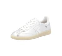 Sneaker RIEKER "Rieker Sneaker Glattleder", Damen, Gr. 39, silber (silber, weiß), Glattleder, Schuhe Sneaker (63131944-39) silber, weiß