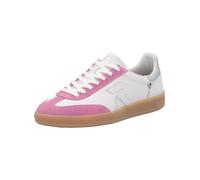 Sneaker RIEKER "Rieker Sneaker Glattleder", Damen, Gr. 40, pink, weiß, Glattleder, Schuhe Sneaker (95255424-40) pink, weiß