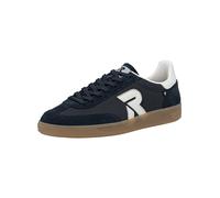 Sneaker RIEKER "Rieker Sneaker Glattleder", Herren, Gr. 43, blau (pazifik), Glattleder, Schuhe Sneaker (18481103-43) pazifik