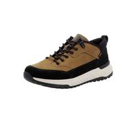 Sneaker RIEKER "Rieker Sneaker Leder", Herren, Gr. 43, schwarz (schwarz, braun), Leder, Schuhe Sneaker (58344530-43) schwarz, braun