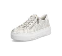 Slip-On Sneaker RIEKER Gr. 40, weiß (offwhite metallic) Damen Schuhe Sneaker 150 Jahre RIEKER Jubiläumsartikel (82078057-40)