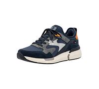 Sneaker RIEKER "Rieker Sneaker Lederimitat", Damen, Gr. 47, blau (navy, grau), Lederimitat, Schuhe Sneaker (83126269-47) navy, grau