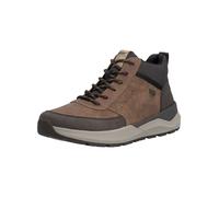 Schnürboots RIEKER, Herren, Gr. 45, braun, Lederimitat, Schuhe Schnürboots, Winterboots, High Top Sneaker, Outdoorboots mit TEX-Membrane (59030039-45) braun