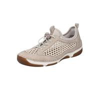 Rieker Damen Low-Top Sneaker 55960, Frauen Halbschuhe,Sportschuhe,Freizeitschuhe,Turnschuhe,Laufschuhe,straßenschuhe,beige (60),38 EU / 5 UK