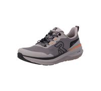 Sneaker RIEKER "Rieker Sneaker Textil", Herren, Gr. 44, grau (grau, orange), Textil, Schuhe Sneaker (70353524-44) grau, orange