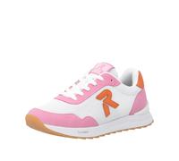 Rieker Damen Low-Top Sneaker W2404, Frauen Halbschuhe, lose Einlage,straßenschuhe,Strassenschuhe,Sportschuhe,Weiss Kombi (80),39 EU / 6 UK