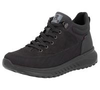 Sneaker RIEKER SPORT, Herren, Gr. 47, schwarz, Leder, Lederimitat, Textil, Schuhe Sneaker, Freizeitschuh, Outdoorschuh, Schnürboots mit TEX-Membran (52863434-47)