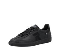 Sneaker RIEKER SPORT "San Diego Swing2GO", Herren, Gr. 45, schwarz (schwarz uni), Leder, Schuhe Sneaker, Retro-Sneaker aus der neuen Christoph Kramer Kollektion (66631060-45) schwarz uni