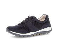 Sneaker ROLLINGSOFT, Herren, Gr. 39, dunkelblau, Nubukleder, Textil, Schuhe Sneaker, Freizeitschuh, Halbschuh, Schnürer mit Logo an der Ferse (63904307-39) dunkelblau