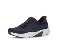 Sneaker ROLLINGSOFT, Herren, Gr. 9 (43), dunkelblau, Nubukleder, Veloursleder, Schuhe Sneaker, Halbschuh, Schnürschuh in Komfortweite G (= weit) (39631313-9) dunkelblau