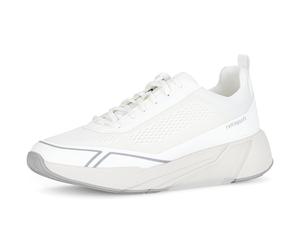 Sneaker ROLLINGSOFT, Herren, Gr. 9 (43), weiß, Lederimitat, Textil, Schuhe Sneaker, Freizeitschuh, Halbschuh, Schnürer mit Details in der Sohle, G-Weite (58968400-9) weiß