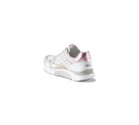 rollingsoft Damenschuhe Elegante Schnürer weiss/silb/puder k weiss/puder k - Gr. - 6.5 UK