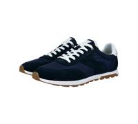 Sneaker SALAMANDER, Herren, Gr. 38, dunkelblau, Leder, Schuhe Sneaker, Freizeitsneaker, Halbschuh, Schnürschuh mit Wechselfußbett (64060353-38) dunkelblau
