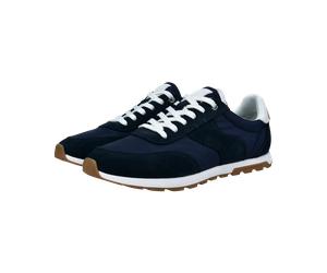 Sneaker SALAMANDER, Damen, Gr. 38, dunkelblau, Leder, Schuhe Sneaker, Freizeitsneaker, Halbschuh, Schnürschuh mit Wechselfußbett (64060353-38) dunkelblau