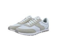 Sneaker SALAMANDER, Damen, Gr. 40, beige, weiß, Leder, Schuhe Sneaker, Freizeitsneaker, Halbschuh, Schnürschuh mit Wechselfußbett (83696143-40) beige, weiß