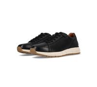 Sneaker SALAMANDER, Herren, Gr. 45, schwarz, Glattleder, Schuhe Sneaker, Schnürschuh, Edel Sneaker mit Wechselfußbett (66747468-45) schwarz