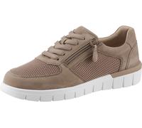 Sneaker CAPRICE, Damen, Gr. 42, braun (schoko), Veloursleder, Schuhe Sneaker (23685029-42) schoko