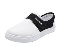 Sneaker Schuhe Herren Freizeitschuhe Leichtgewicht Segeltuch Für Männer Top Wanderschuhe (White, 44) Weiße Turnschuhe Atmungsaktive Running Shoes Barfussschuhe Fitnessschuhe