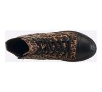 Sneaker ANDREA CONTI, Damen, Gr. 36, braun (schwarz, braun, leo), Glattleder, Leder, Rindsleder, Schuhe Sneaker (69908252-36) schwarz, braun, leo
