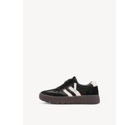TAMARIS Comfort Damen Low Sneaker, Black Comb, 38 EU