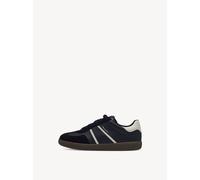 Tamaris Plateausneaker TAMARIS Damen Leder/Lederimitat, kontrastfarbene Details, Schwarz Gr. 40