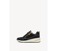 Tamaris Damen Low-Top Sneaker, Frauen Sneaker,Wechselfußbett | 1-23754-45 - Schnürung, Easy In, herausnehmbares Fußbett, Keilabsatz 5 cm