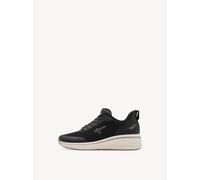 Tamaris Damen Low-Top Sneaker – stabil, weicher Tragekomfort, weite Passform – Silber 41 EU