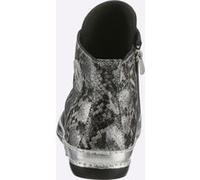 Sneaker ANDREA CONTI, Damen, Gr. 42, silber (schwarz, silberfarben), Glattleder, Leder, Rindsleder, Schuhe Sneaker (37022245-42) schwarz, silberfarben