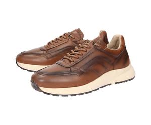 Sneaker SIOUX "Kavikano-700", Herren, Gr. 42UK8, braun (cognac), Obermaterial: 100% Kalbsleder CAL. 100% Gummi rubber., Schuhe Sneaker (42726224-42) cognac