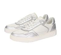 Sneaker SIOUX "Maites sneaker 001", Damen, Gr. 39 (UK 5 1/2), silber, Obermaterial: 50% Ziegenleder goatskin. 50% Lammnappaleder LANA. 100% Gummi rubber., Schuhe Sneaker (49493437-39) silber