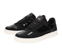 Sneaker SIOUX "Maites sneaker 001", Damen, Gr. 40 (UK 6 1/2), schwarz, Obermaterial: 40% Kalbsveloursleder CAVL. 30% Kalbslackleder CAPA. 30% Lammnappaleder LANA. 100% Gummi rubber., Schuhe Sneaker (5