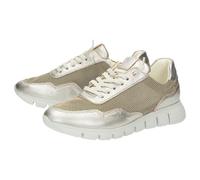 Sneaker SIOUX "Mokrunner-D-017", Damen, Gr. 41 (UK 7), gold, Obermaterial: 80% Ziegenleder goatskin. 20% Textilmaterial TEXMAT. 100% Gummi rubber., Schuhe Sneaker (28004148-41) gold