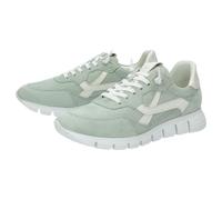 Sneaker SIOUX "Mokrunner-D-021", Damen, Gr. 42UK8, grün (hellgrün), Obermaterial: 50% Ziegenveloursleder GOVL. 50% Lammnappaleder LANA. 100% Gummi rubber., Schuhe Sneaker (88070352-42) hellgrün