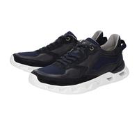Sneaker SIOUX "Noxolan-701", Herren, Gr. 42 (UK 8), blau (dunkelblau), Obermaterial: 80% Kalbsleder CAL. 20% Textilmaterial TEXMAT. 100% Gummi rubber., Schuhe Sneaker (64201206-42) dunkelblau